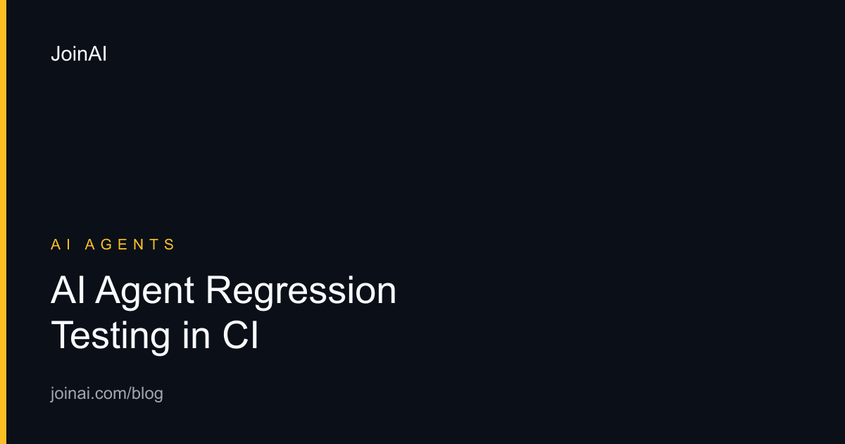 CI pipeline evaluating AI agent trajectories, outcomes, latency, and cost