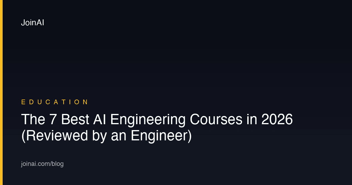 The 7 Best AI Engineering Courses in 2026 (Reviewed by an Engineer)