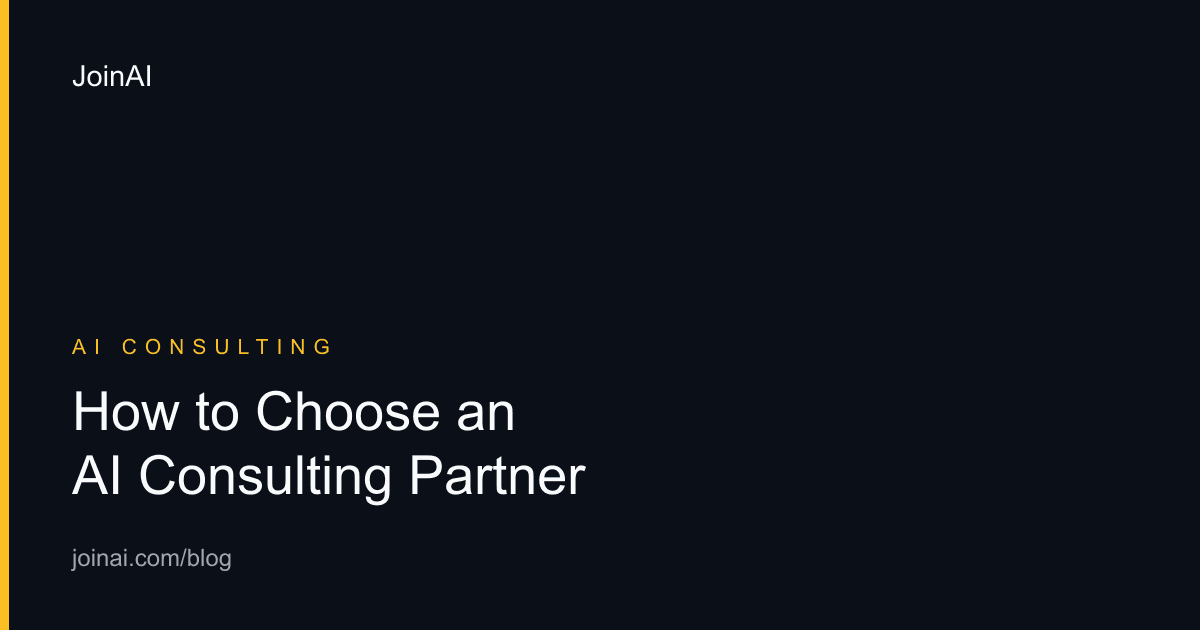 AI consulting partner buyer scorecard from problem evidence through secure delivery and knowledge transfer