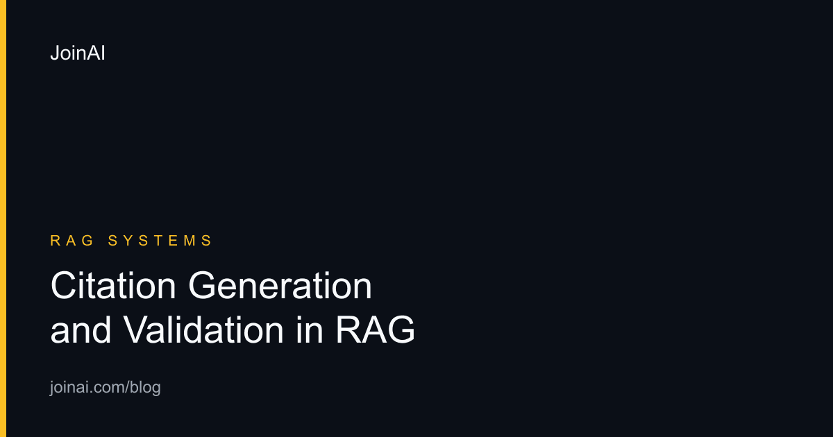 RAG citation validator mapping answer claims to authorized source spans